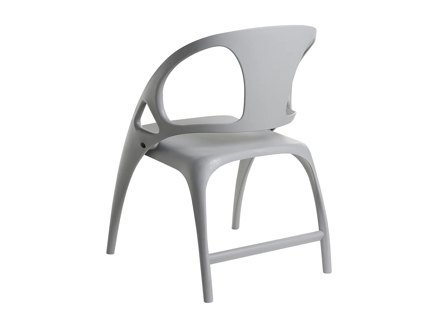Lot de 4 chaises de jardin Pliant NEMI Gris