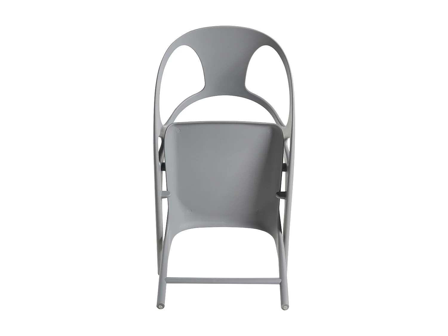 Lot de 4 chaises de jardin Pliant NEMI Gris