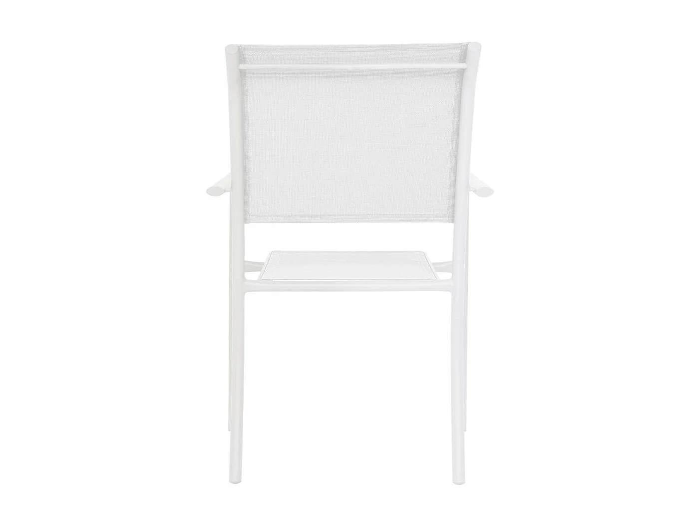 Silla de jardín Ilona blanco (lote de 2)