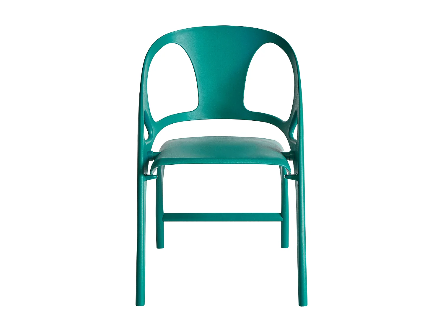 Lot de 4 chaises de jardin Pliant NEMI Bleu paon