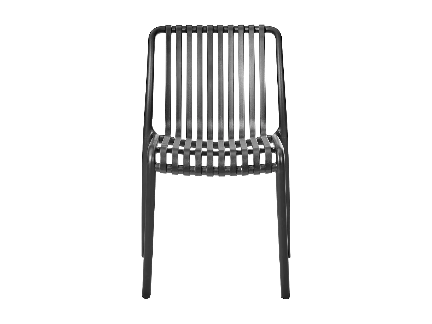 Lot de 4 chaises de jardin ARICCIA Noir