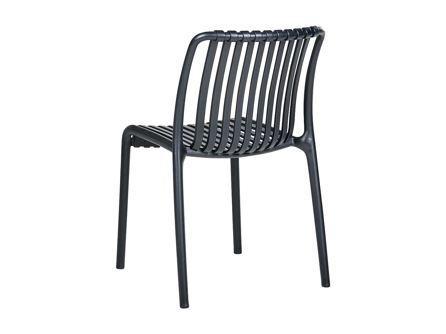 Lot de 4 chaises de jardin ARICCIA Noir