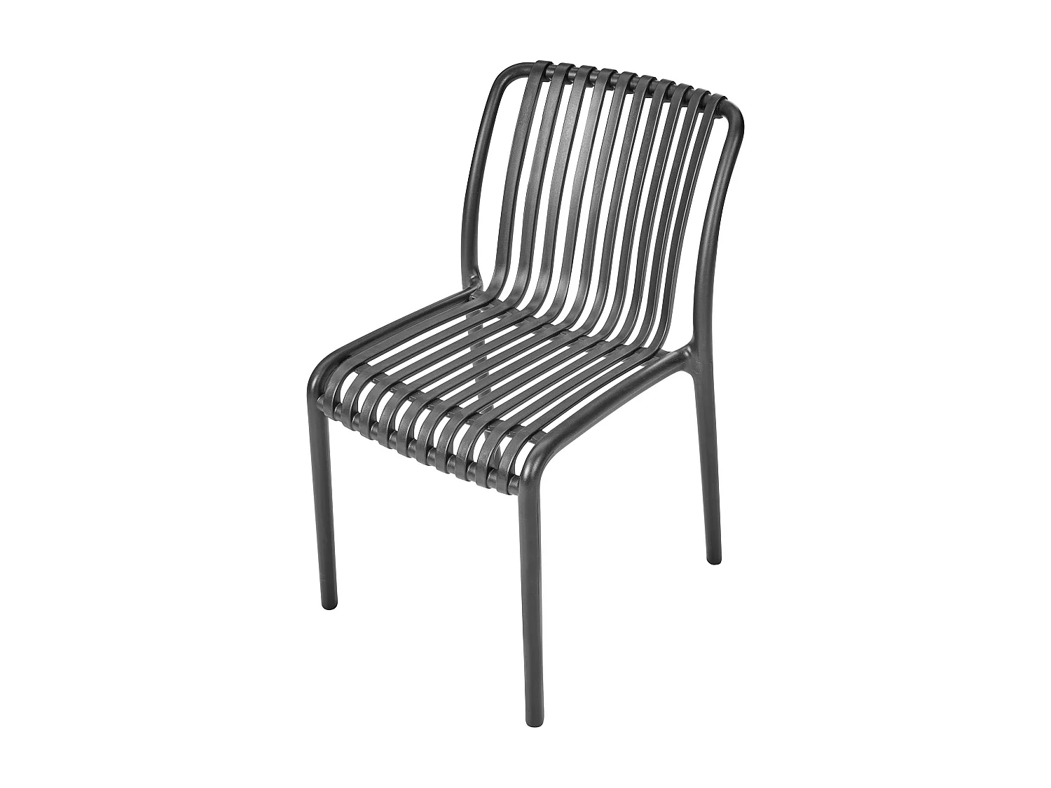 Lot de 4 chaises de jardin ARICCIA Noir