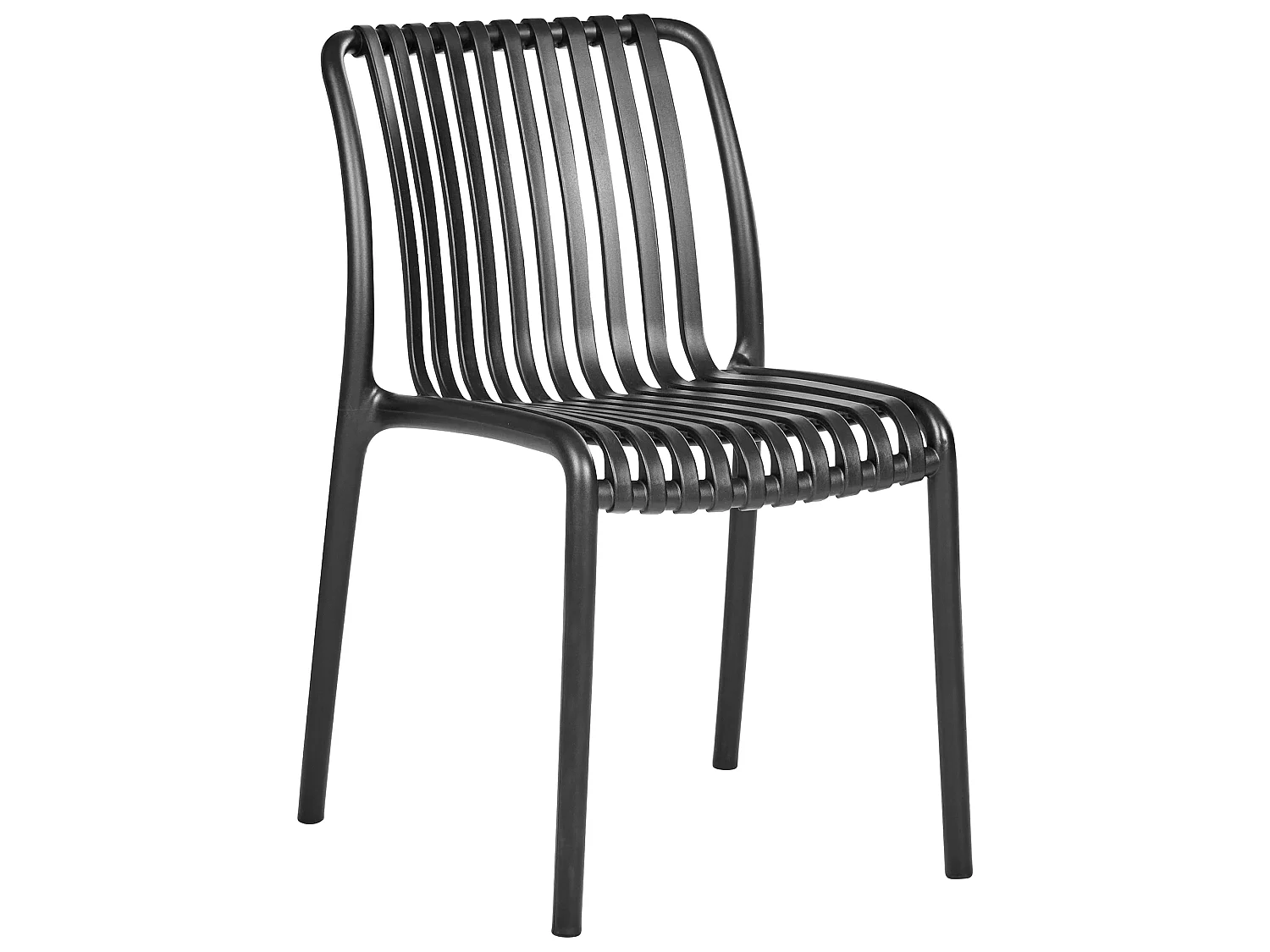 Set di 4 sedie da giardino ARICCIA Nero
