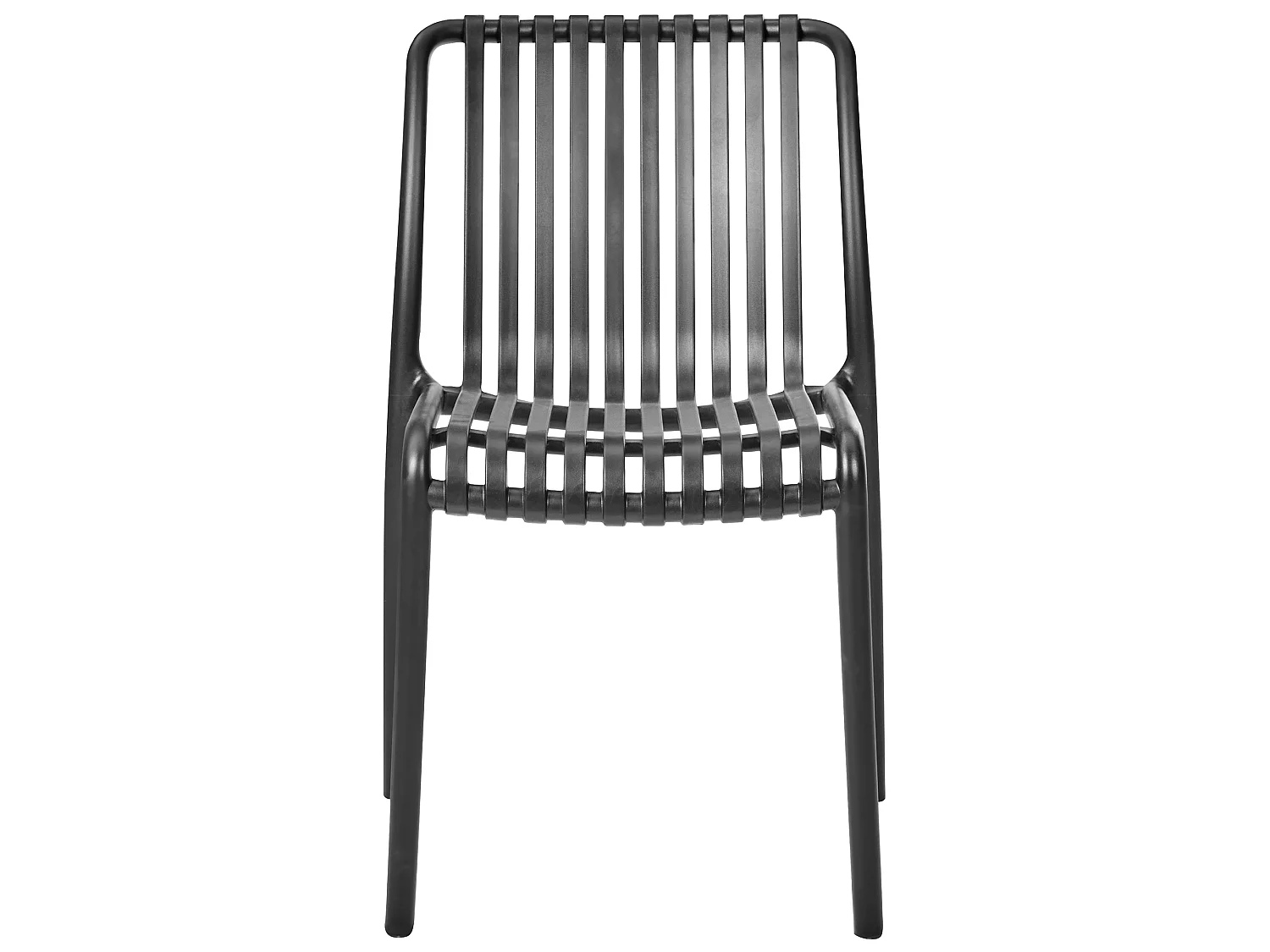 Set di 4 sedie da giardino ARICCIA Nero