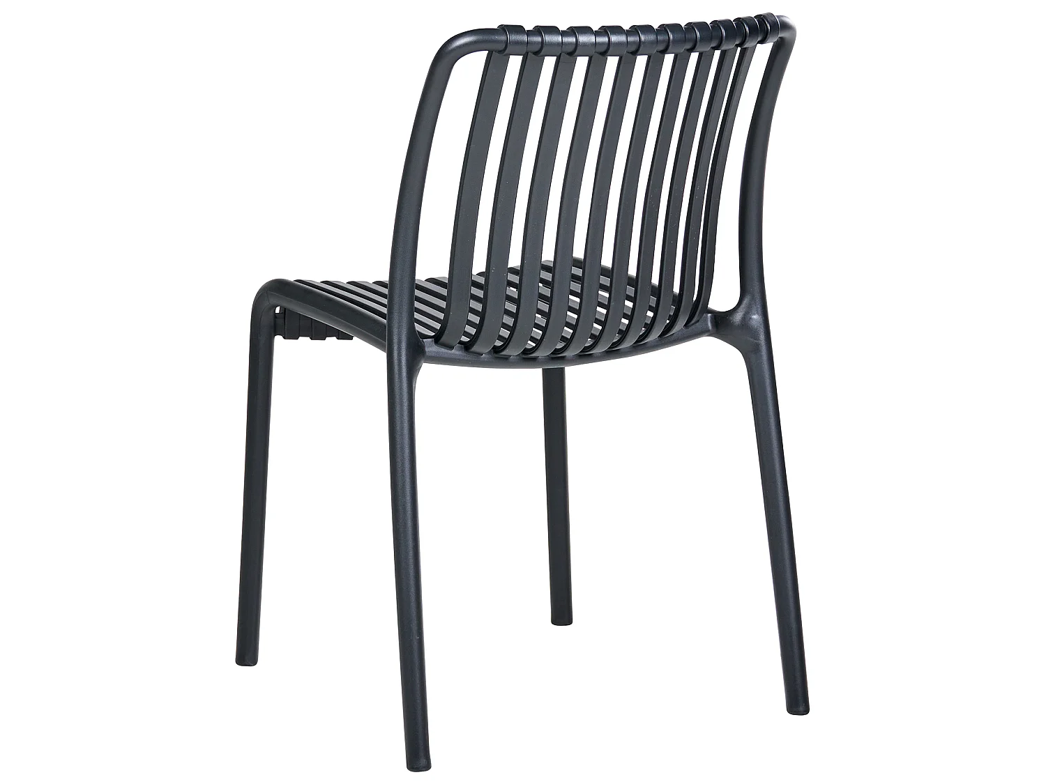 Set di 4 sedie da giardino ARICCIA Nero