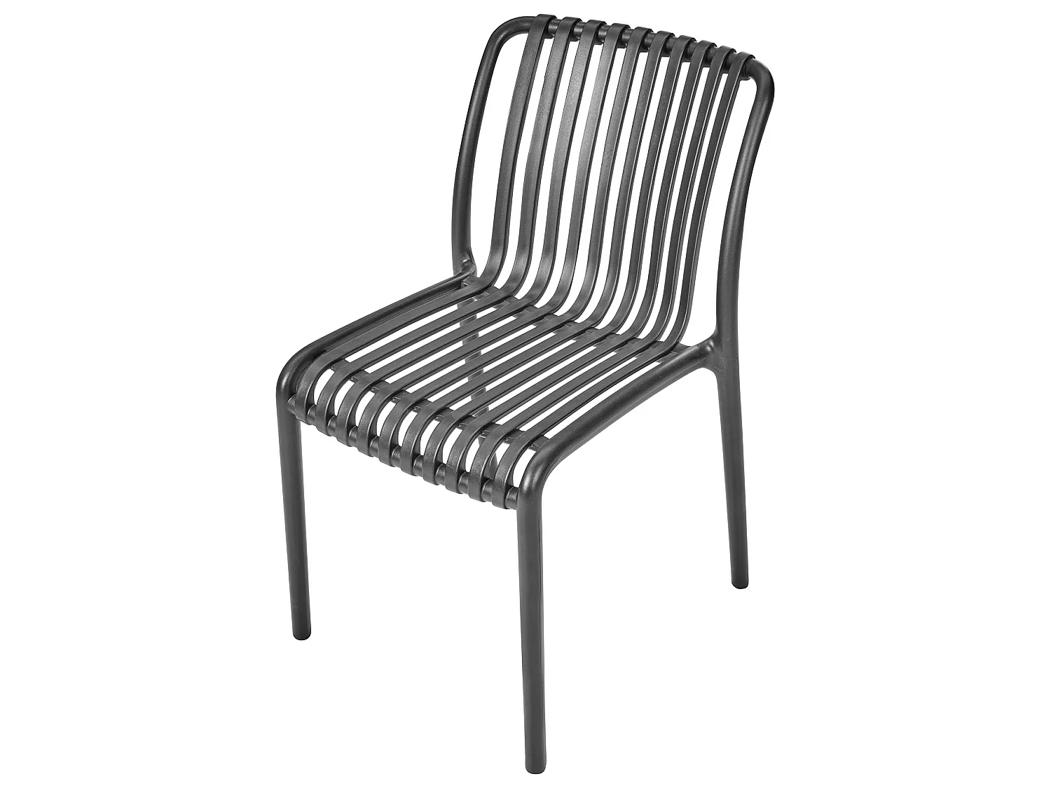Set di 4 sedie da giardino ARICCIA Nero