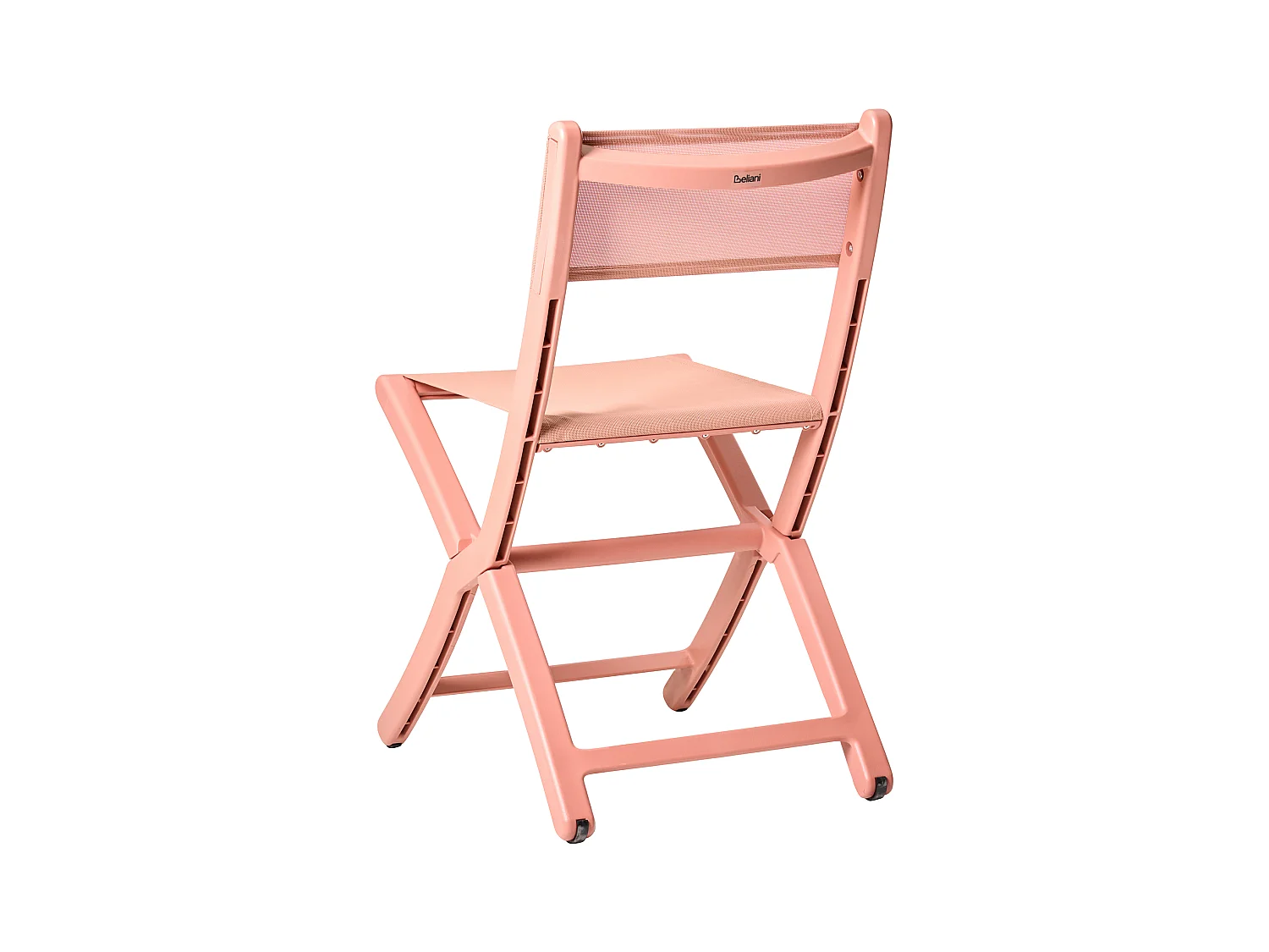 Lot de 4 chaises de jardin TALCA Pliant Corail