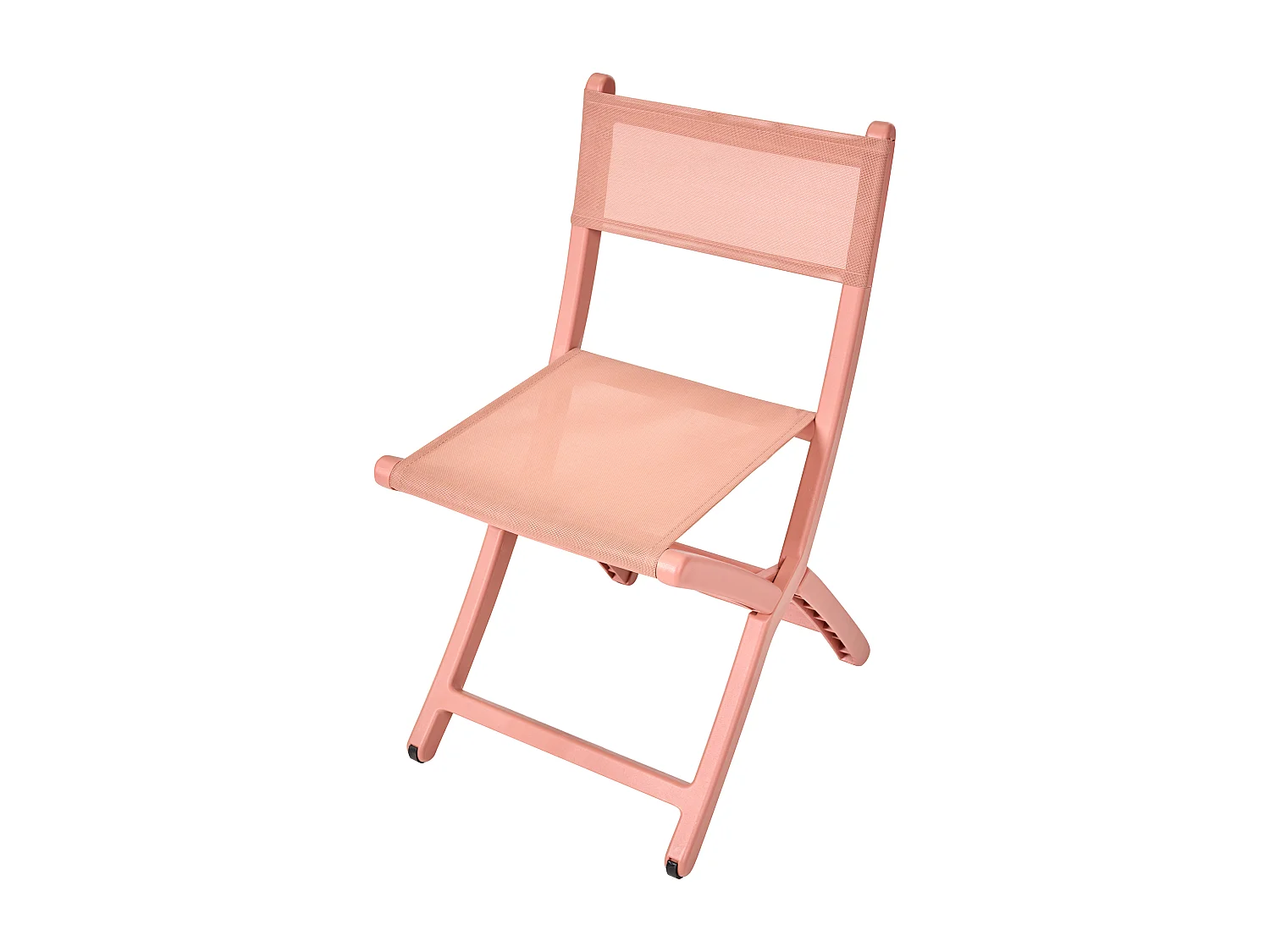 Lot de 4 chaises de jardin TALCA Pliant Corail