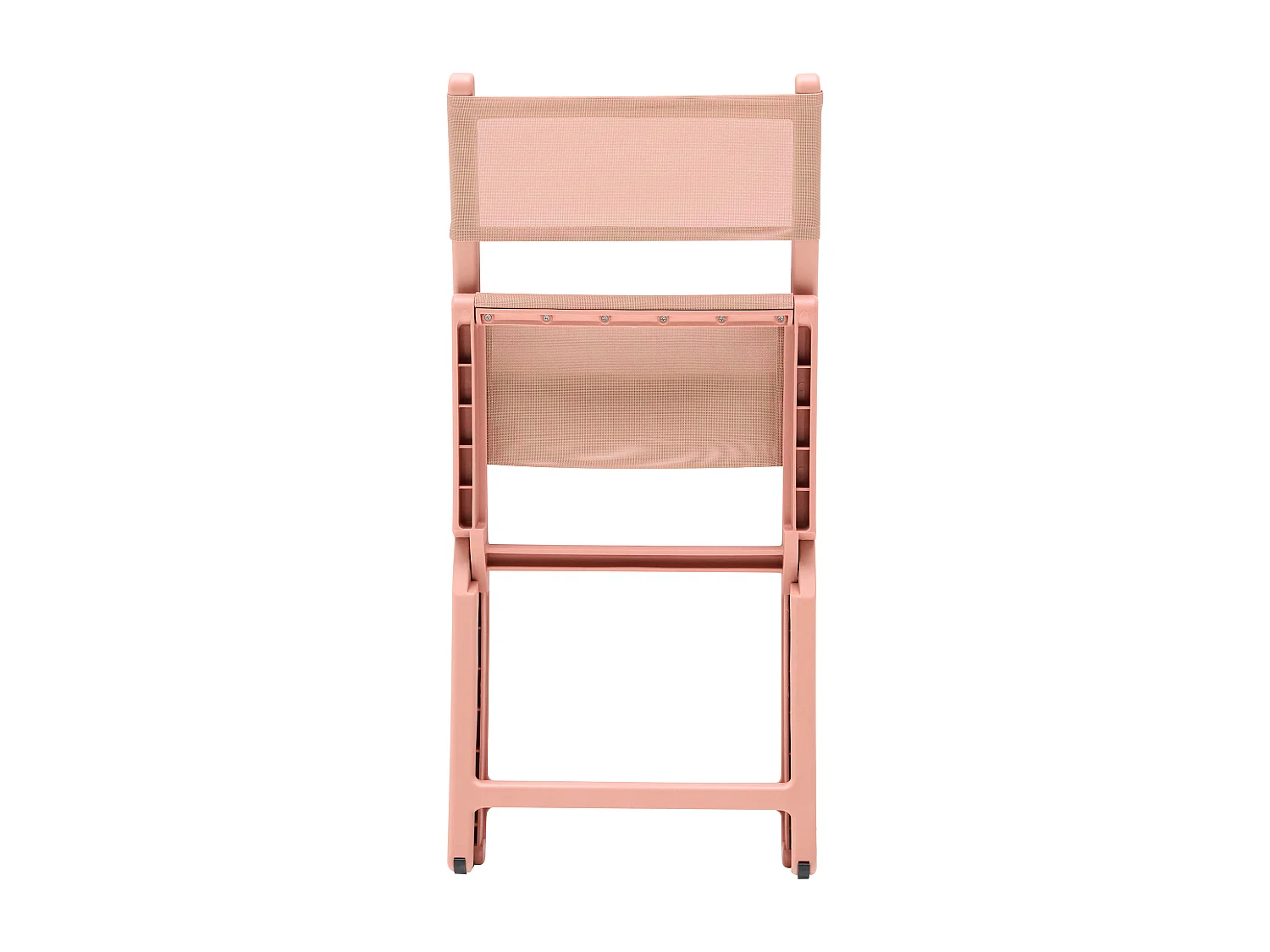 Lot de 4 chaises de jardin TALCA Pliant Corail