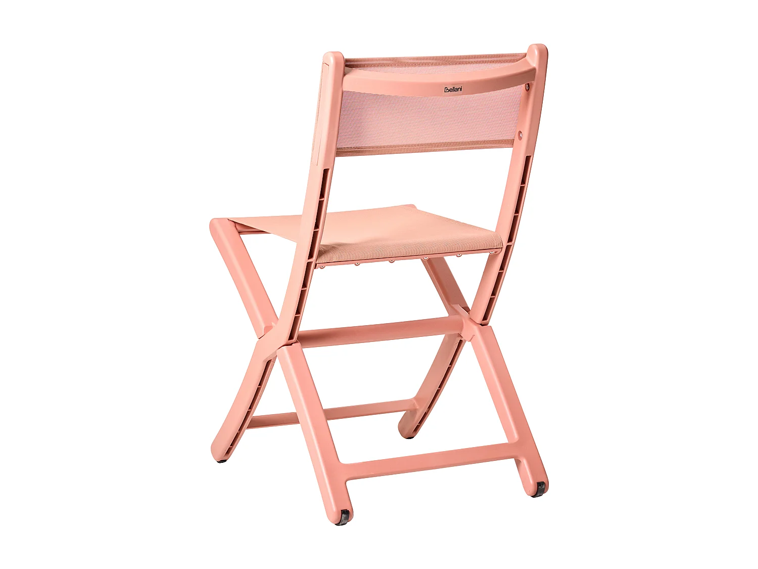 Lot de 4 chaises de jardin TALCA Pliant Corail