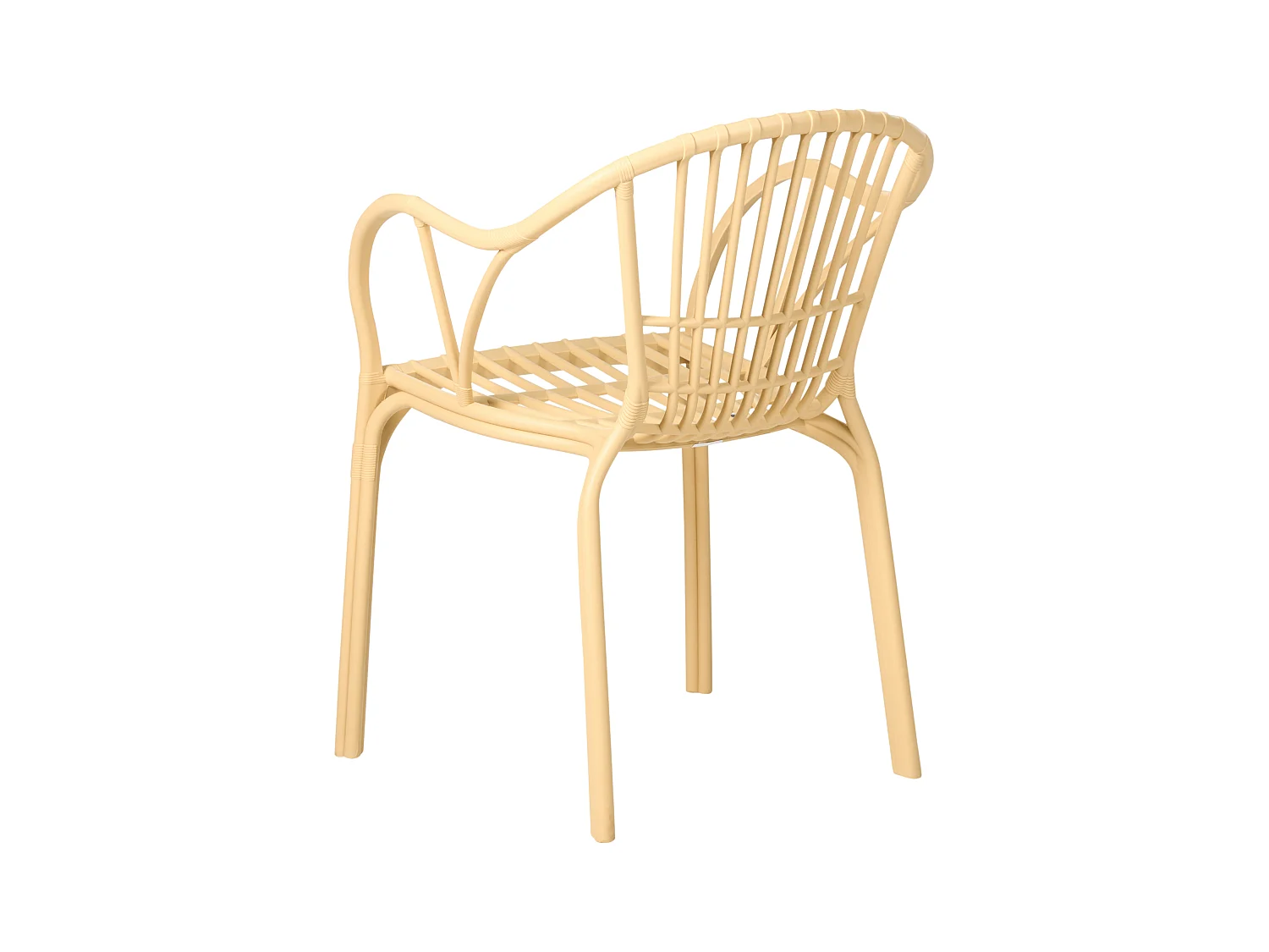 Lot de 4 chaises de jardin ANDORA Beige