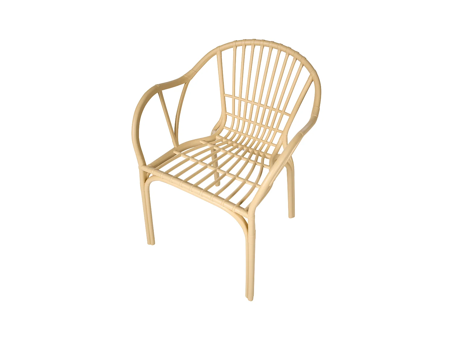 Lot de 4 chaises de jardin ANDORA Beige