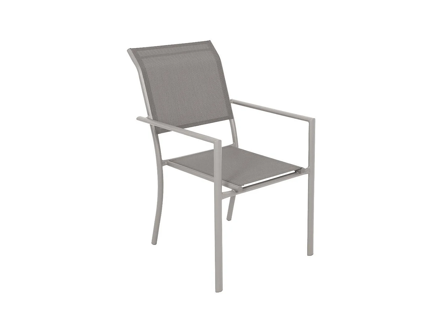 Chaise de jardin taupe Ilona (lot de 2)