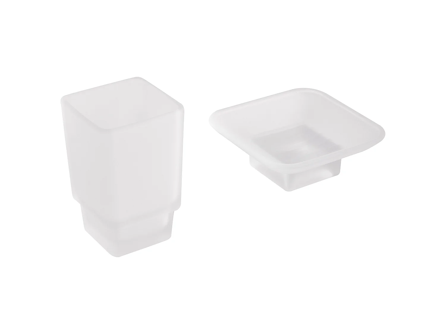 Lot de 6 pièces de quincaillerie pour salle de bain TUMACO avec porte-serviettes et crochets Argenté