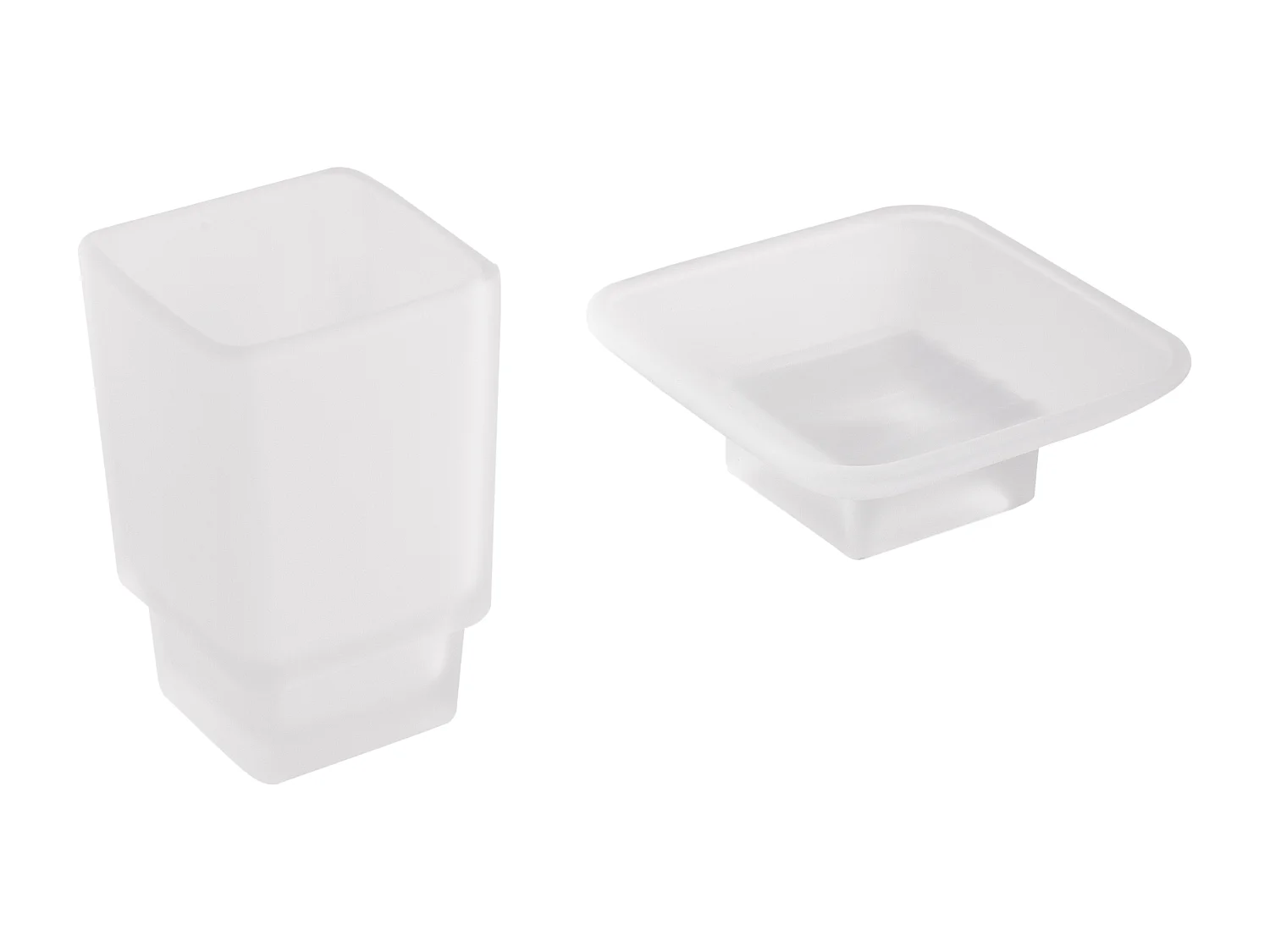 Lot de 6 pièces de quincaillerie pour salle de bain RIOHACHA avec porte-serviettes et crochets Argenté