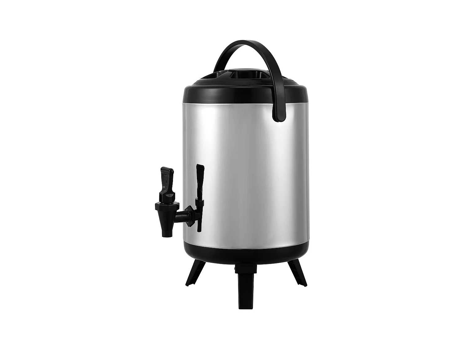 Distributeur SucceBuy de Boissons Chaudes et Froides Isolé 6L en Acier Inoxydable avec Robinet, Qualité Alimentaire pour Restaurants