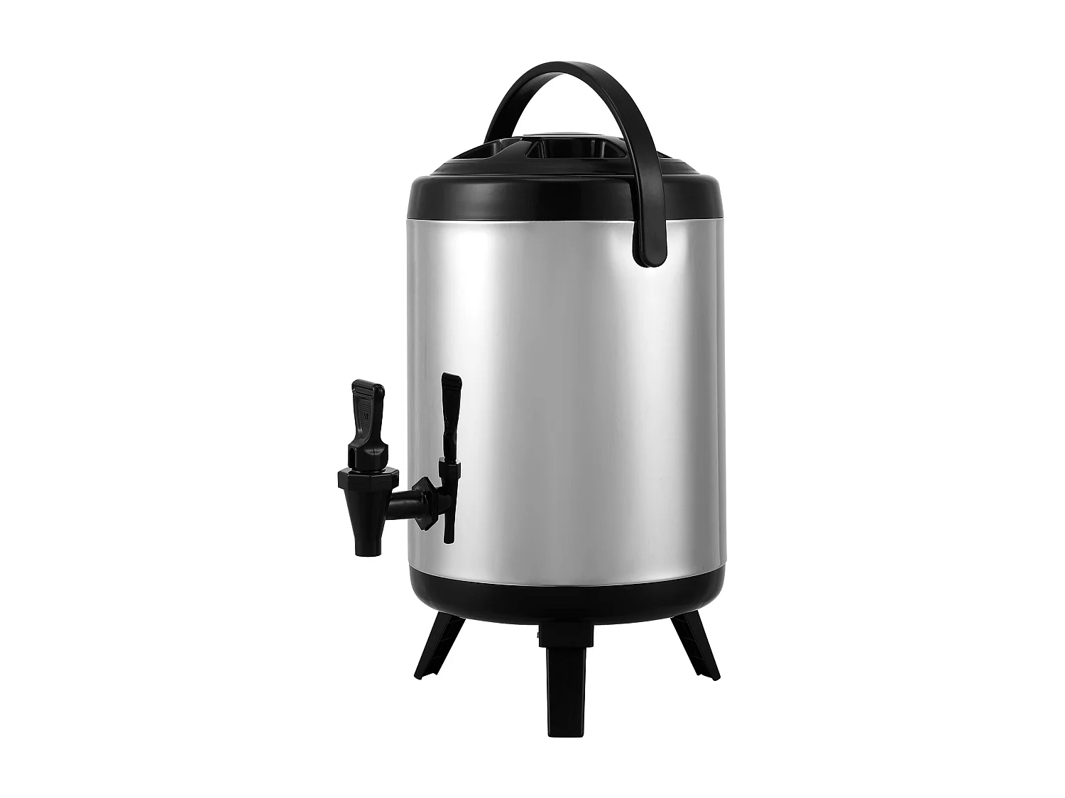 Distributeur SucceBuy de Boissons Chaudes et Froides Isolé 6L en Acier Inoxydable avec Robinet, Qualité Alimentaire pour Restaurants