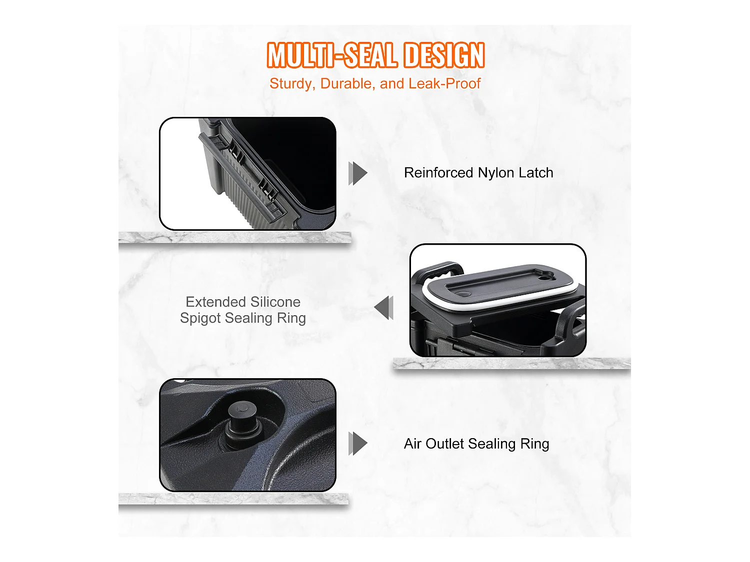 Distributeur SucceBuy de Boissons Isotherme de 19 L LDPE de Qualité Alimentaire, pour Restaurant et Magasin