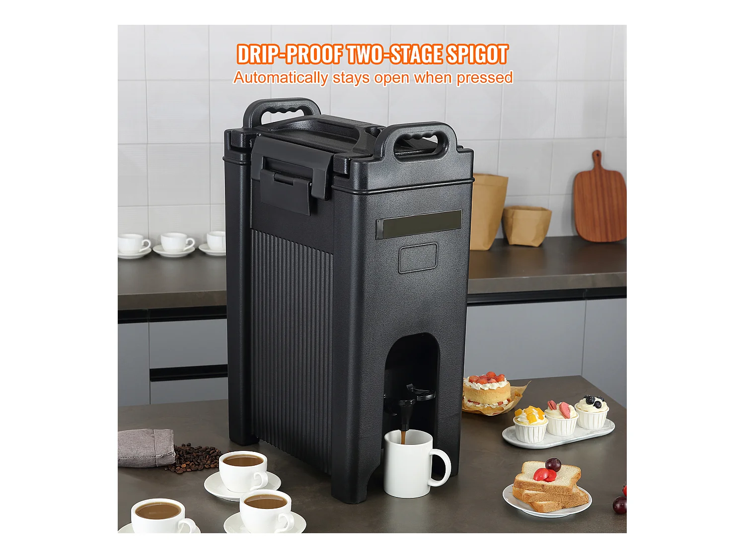 Distributeur SucceBuy de Boissons Isotherme de 19 L LDPE de Qualité Alimentaire, pour Restaurant et Magasin