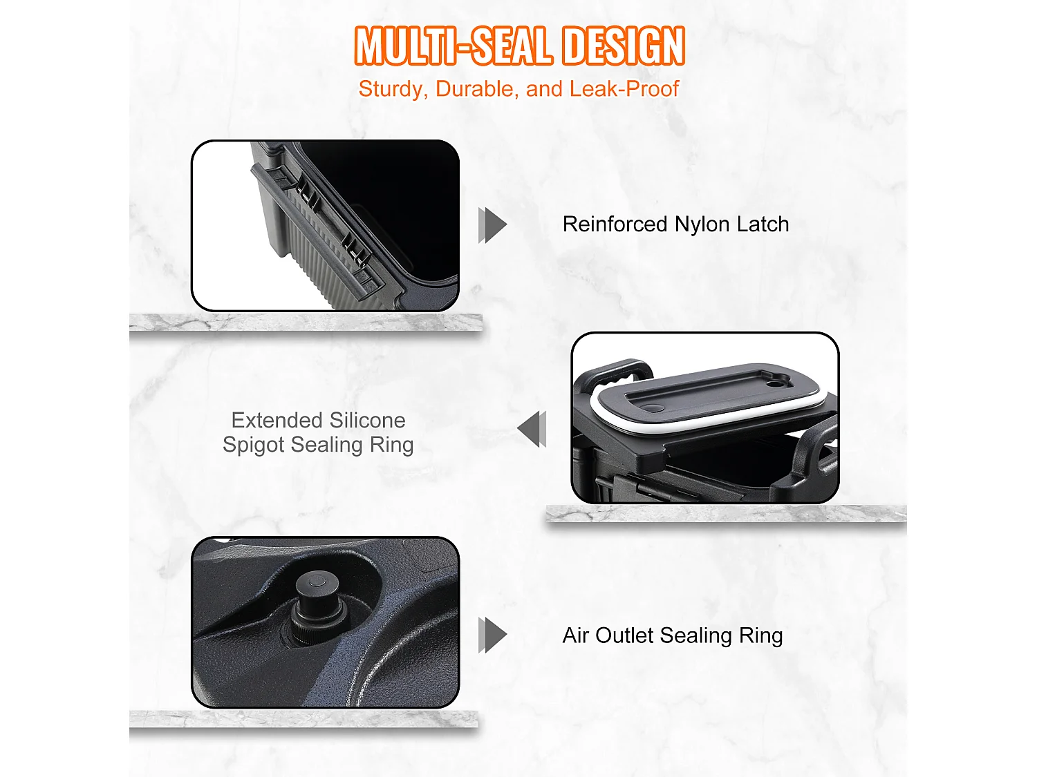 Distribuidor de Bebidas SucceBuy Isotérmico de 19 L LDPE de Qualidade Alimentar, para Restaurante e Loja