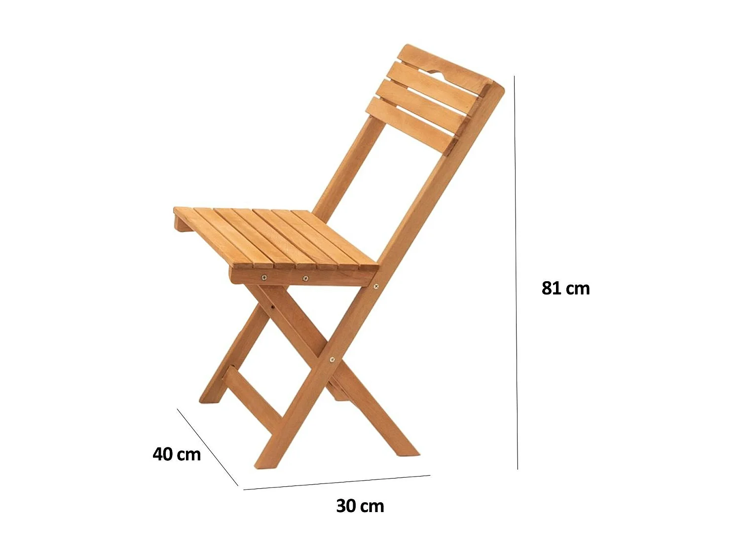 Salon de jardin balcon - pliant, confort (5 pièces) SORA