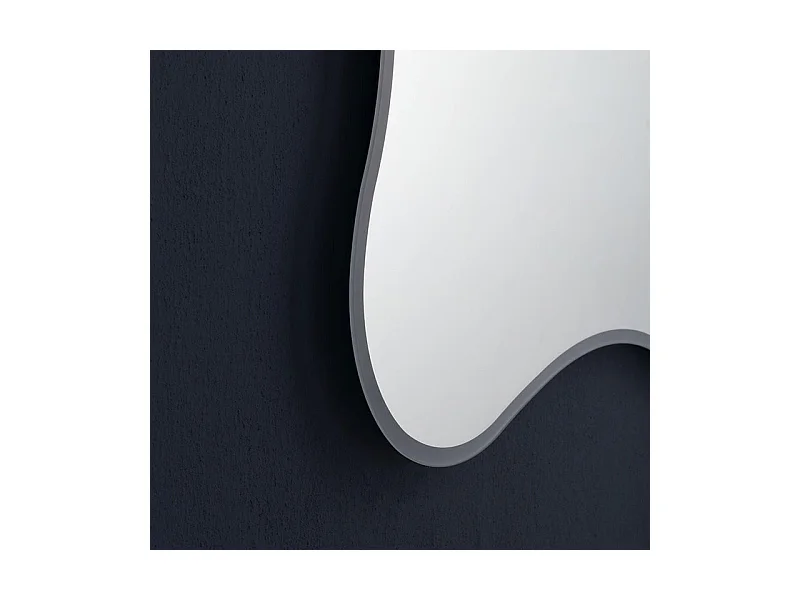 Miroir LED réversible en forme de « Gresham » avec cadre rétroéclairé cm 120x90h