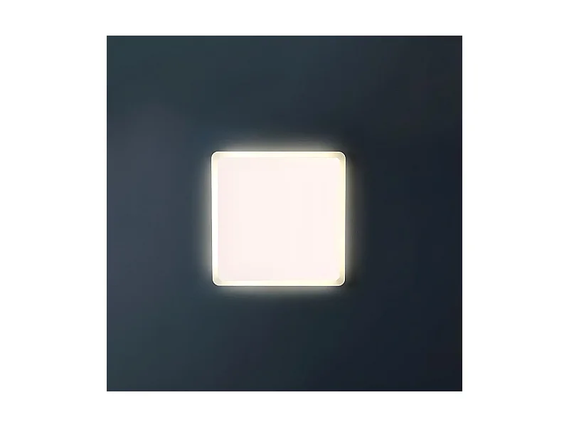 Miroir de salle de bain LED arrondi "Dallas" avec cadre éclairé cm 60x60h