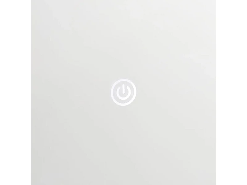 Lustro LED "Horizonte" z fasetowaną krawędzią i oświetleniem cm 90x70h