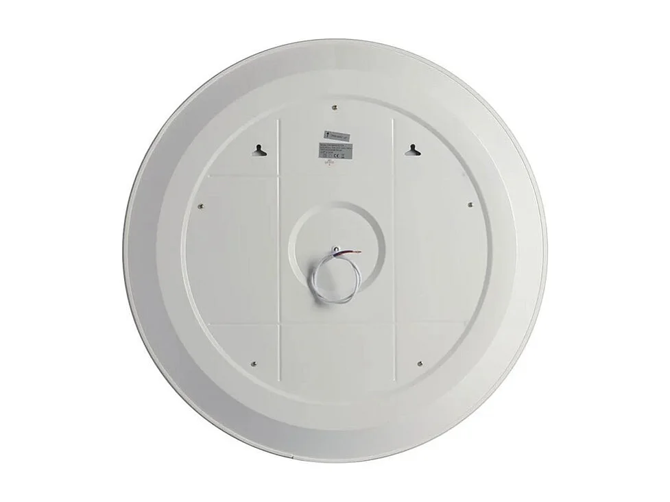 Miroir rond avec cadre décoré de LED "Illusion" en aluminium cm 80x80