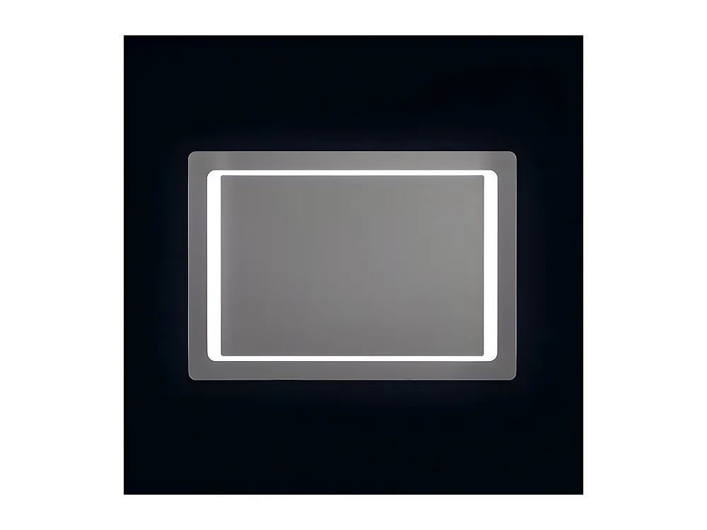 Miroir avec cadre LED "Portland" rectangulaire réversible cm 60x80h