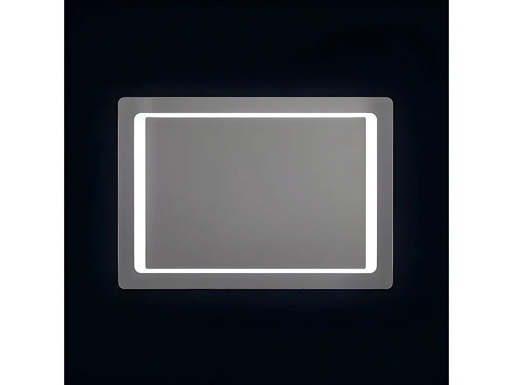 Specchio con cornice a led "Portland" rettangolare reversibile cm 60x80h