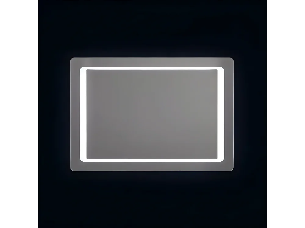 Specchio con cornice a led "Portland" rettangolare reversibile cm 60x80h