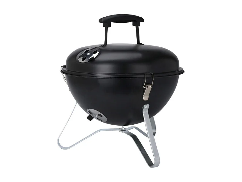 Barbecue de table D34 avec couvercle métal noir