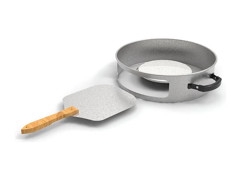 Four à pizza pour barbecue au charbon Ø57 cm – 3 pièces