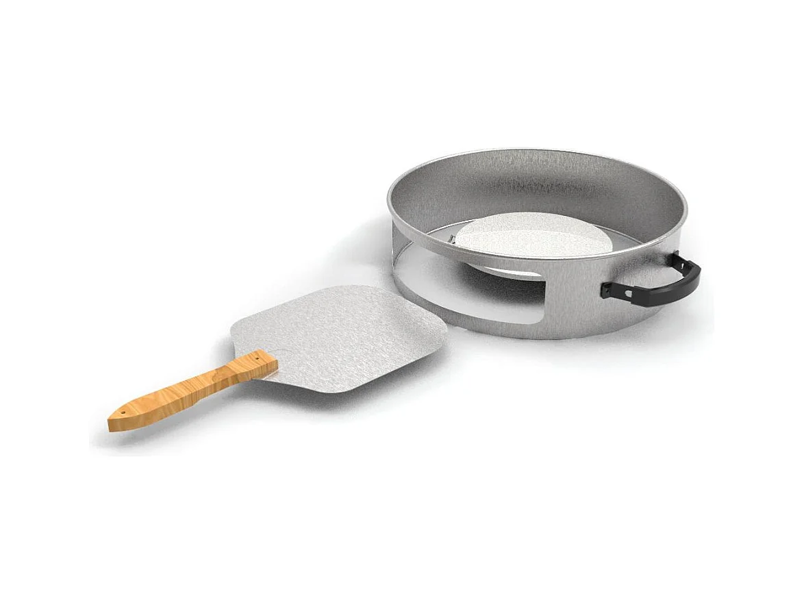 Four à pizza pour barbecue au charbon Ø57 cm – 3 pièces