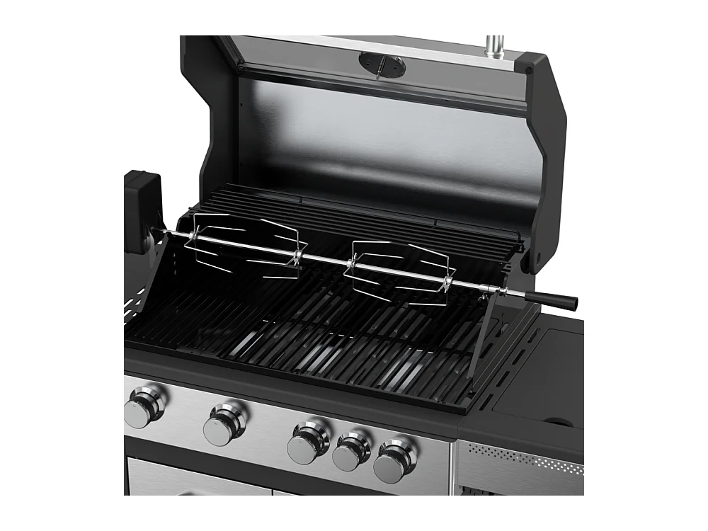 Kit de rôtisserie noir