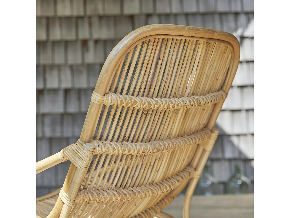 sedia seduta poltrona naturale giardino esterno vintage naturale veranda design