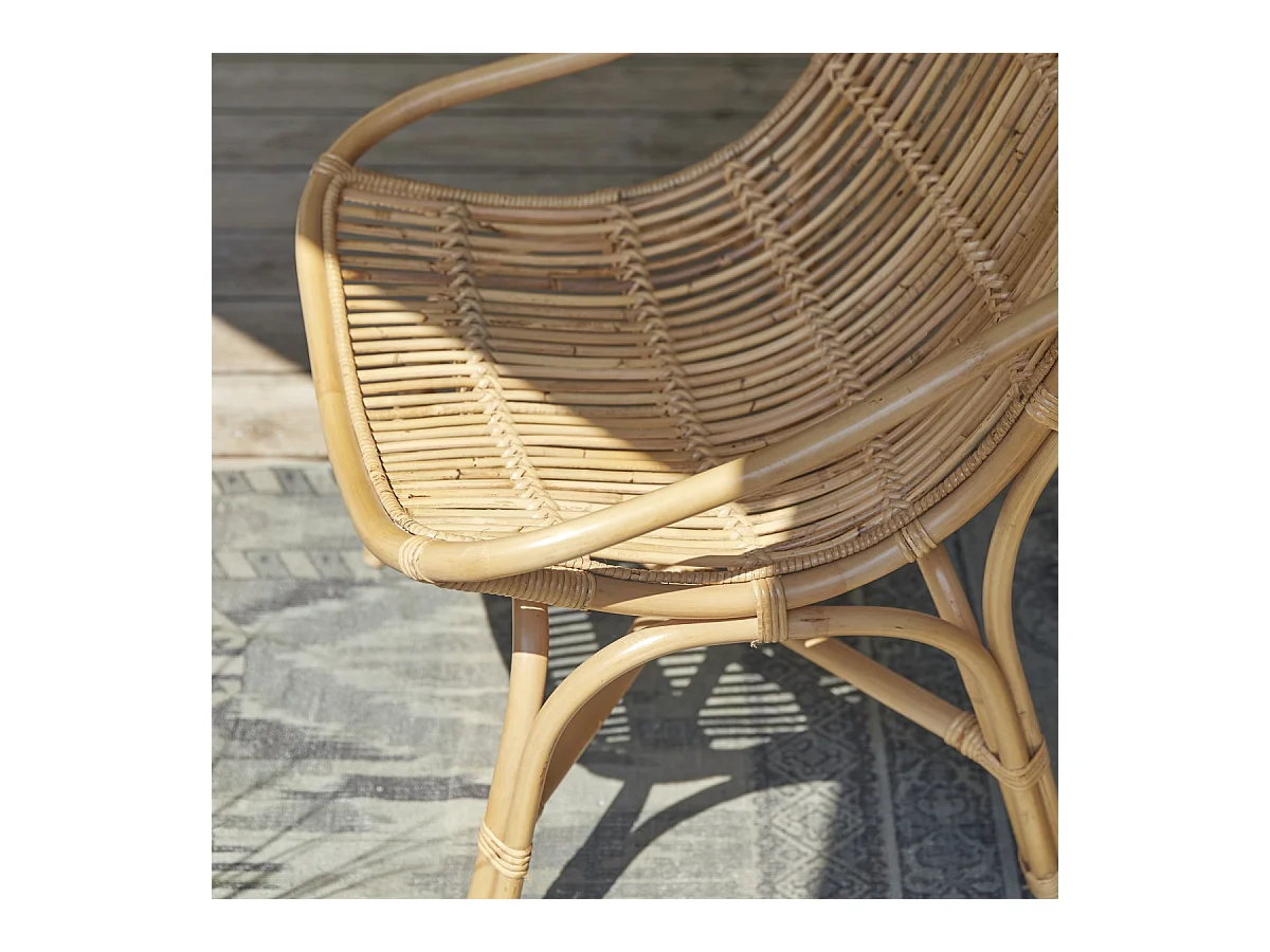 sedia seduta poltrona naturale giardino esterno vintage naturale veranda design