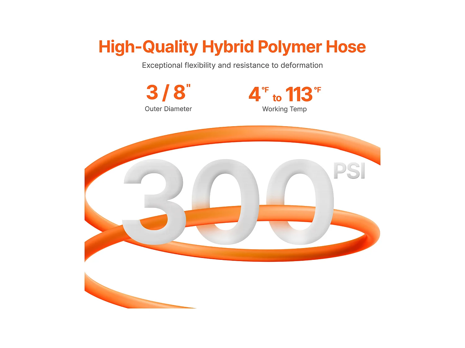 Bęben na Wąż, SucceBuy 9,5 mm × 15,24 m 300 PSI Zgiwny Wąż Pneumatyczny z 1,5 m Wejściem