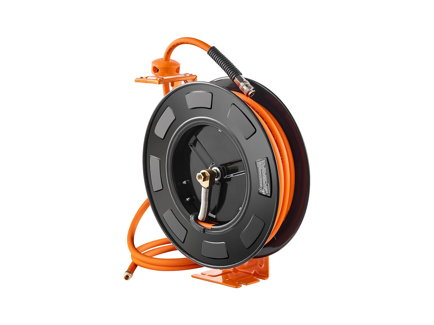 Dévidoir, SucceBuy Enrouleur de Tuyau d'Air 9,5 mm × 19,81 m 300 PSI Rétractable avec Entrée de 1,5 m