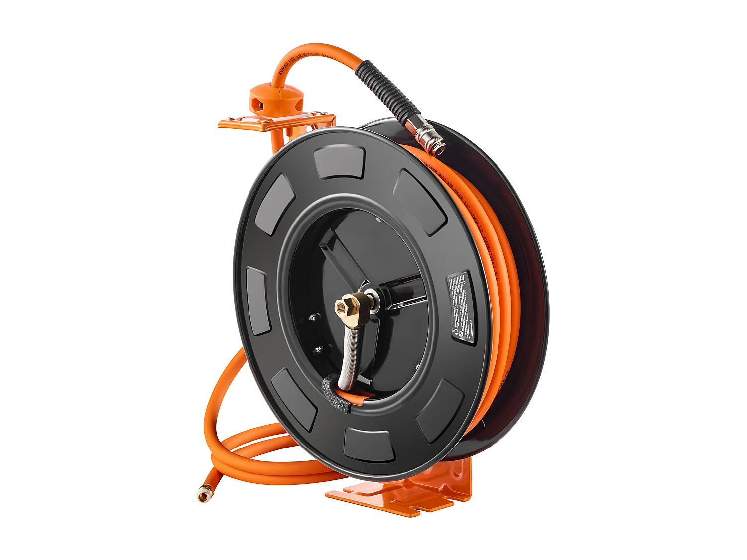 Dévidoir, SucceBuy Enrouleur de Tuyau d'Air 9,5 mm × 19,81 m 300 PSI Rétractable avec Entrée de 1,5 m