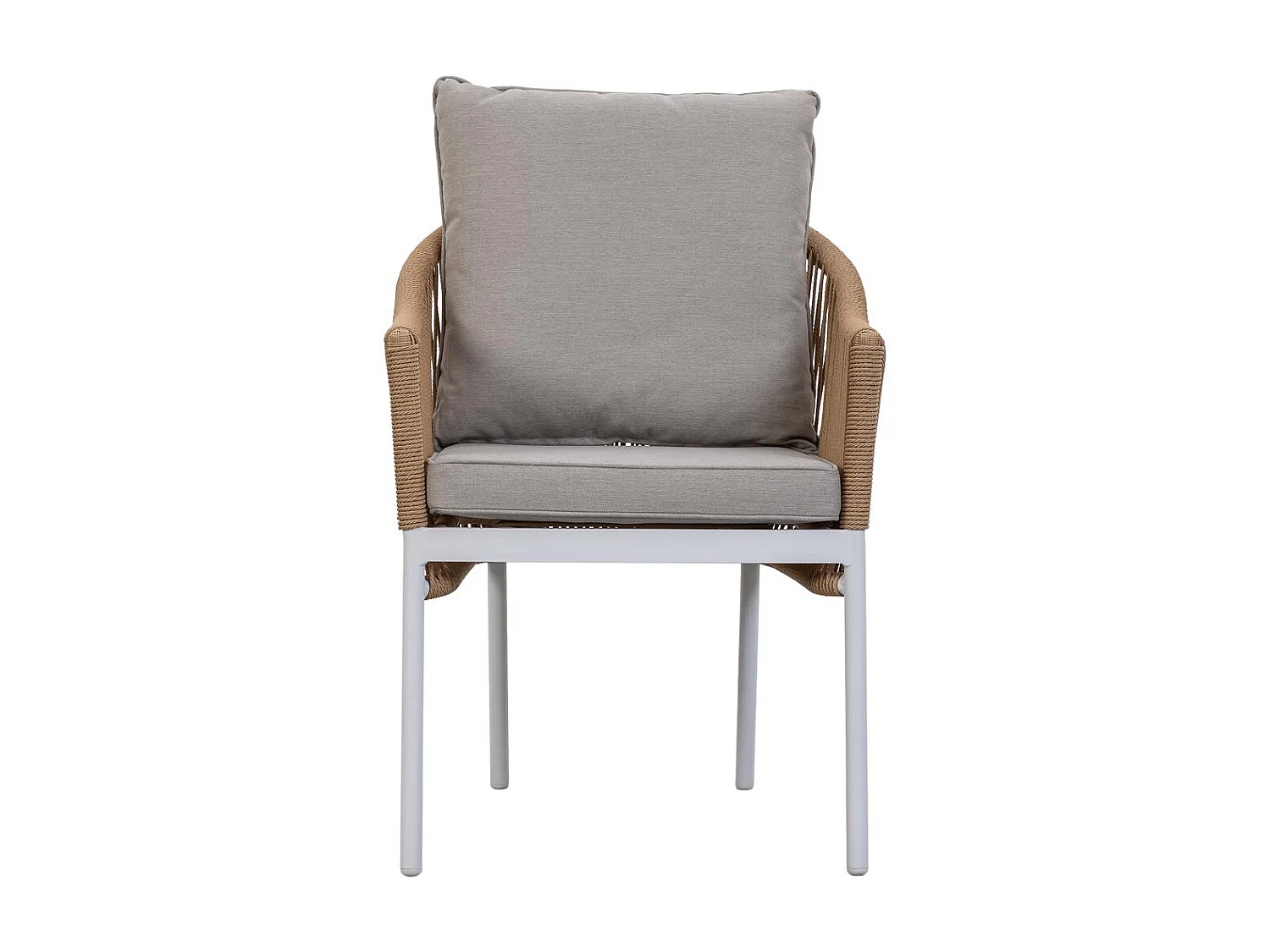 Table, canapé et 2 fauteuils beige 90x50x40, 58x65x84, 117x65x84