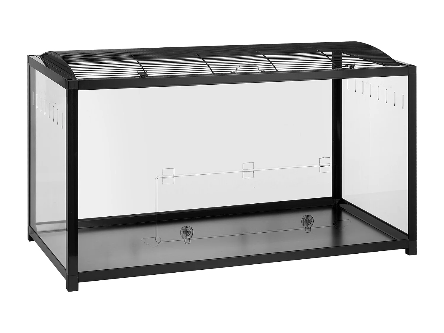 Knaagdierenkooi Hamster, SucceBuy Hamsterkooi, Ruim 96 x 47 x 55 cm, Geventileerde Kooi voor Kleine Dieren voor Hamsters, Muizen, Cavia's