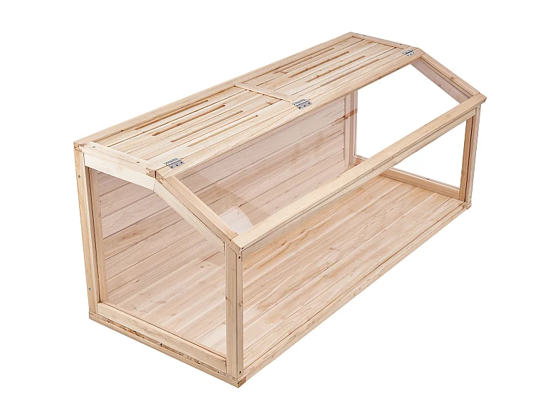 Jaula de Madera para Hámster, SucceBuy, 122 cm, Hábitat para Ratones, Roedores y Pequeños Animales