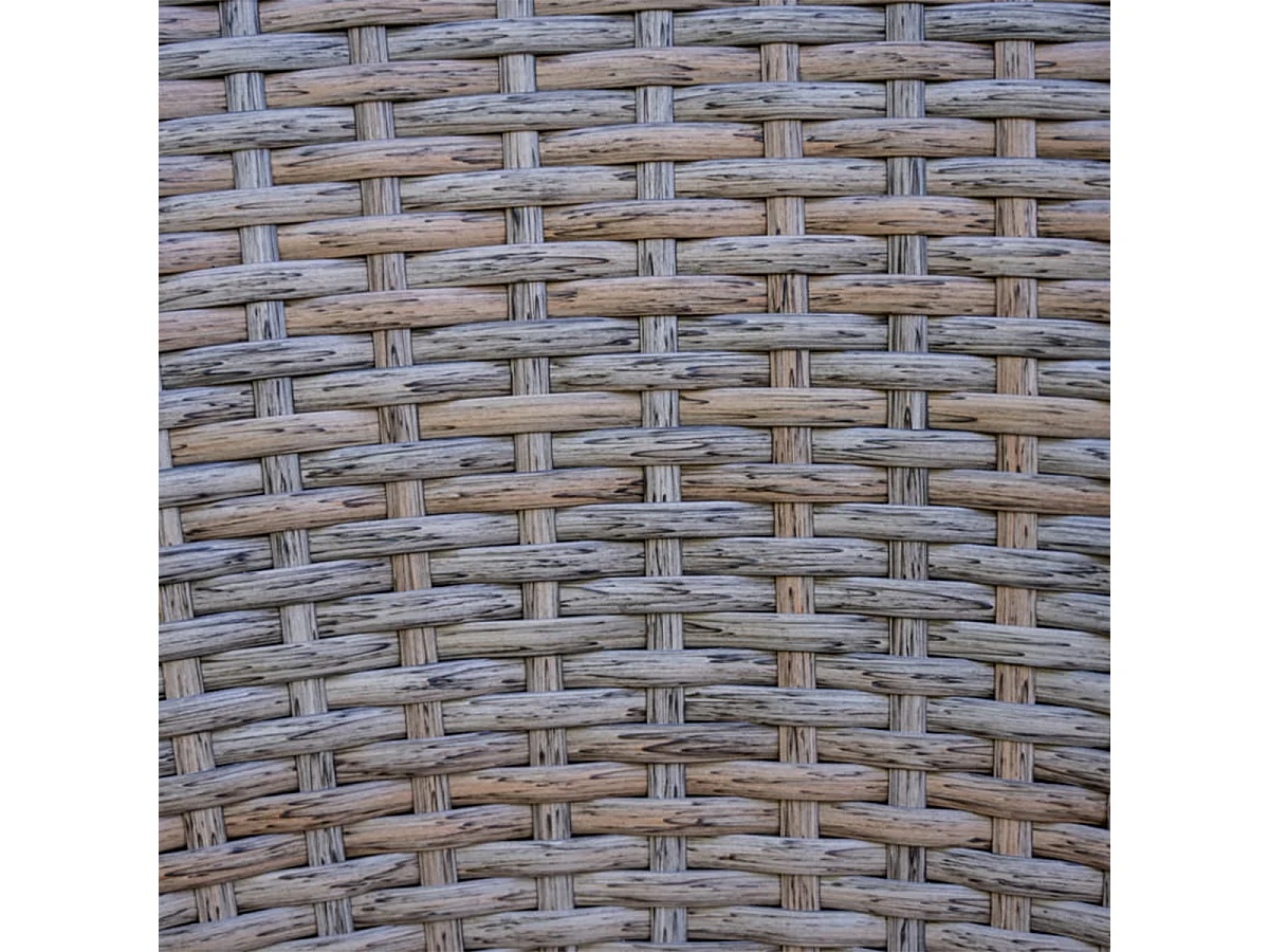 Salon de jardin 2 personnes Los Angeles Marron clair