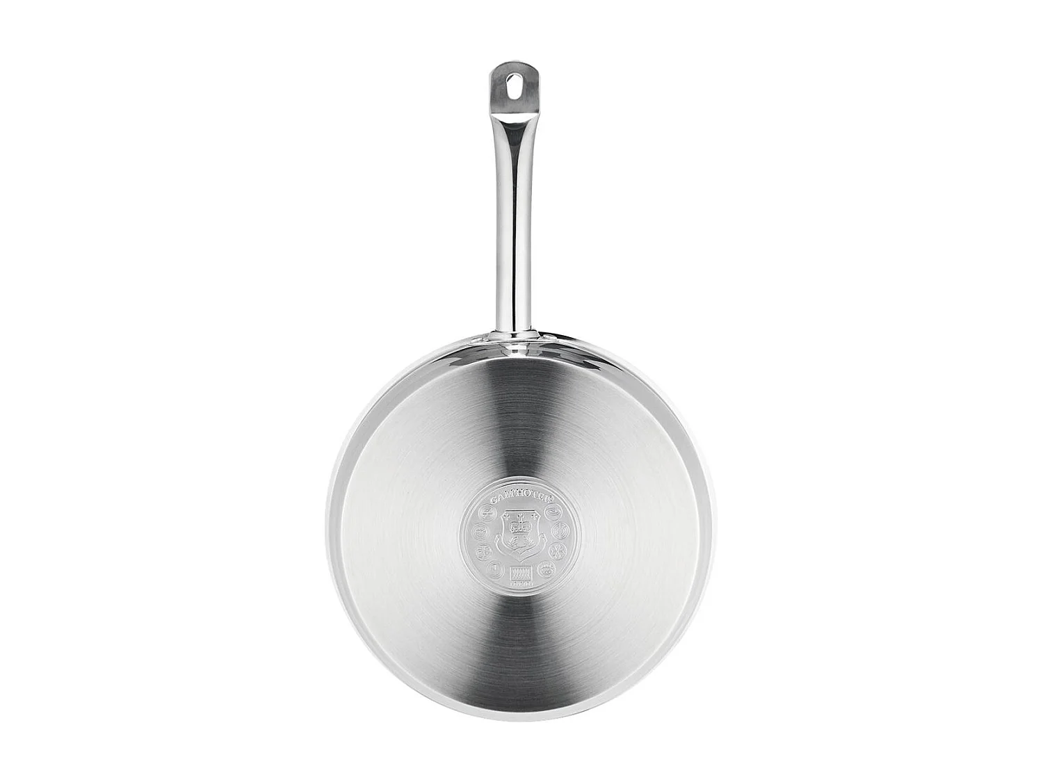 Poêle inox 28x6cm induction