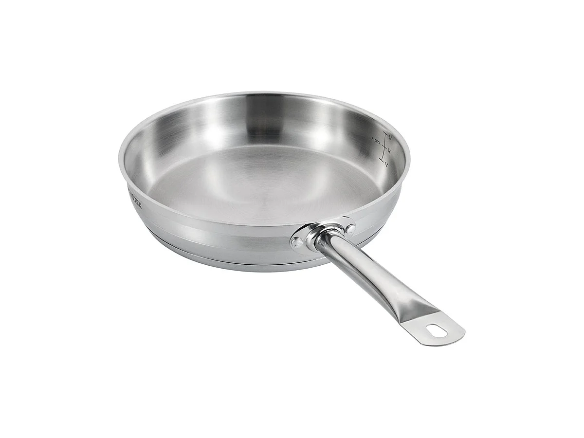 Poêle inox 28x6cm induction
