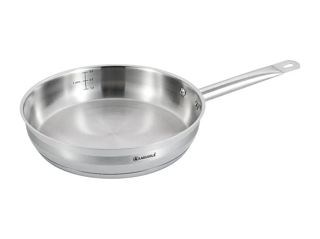 Poêle inox 28cm induction