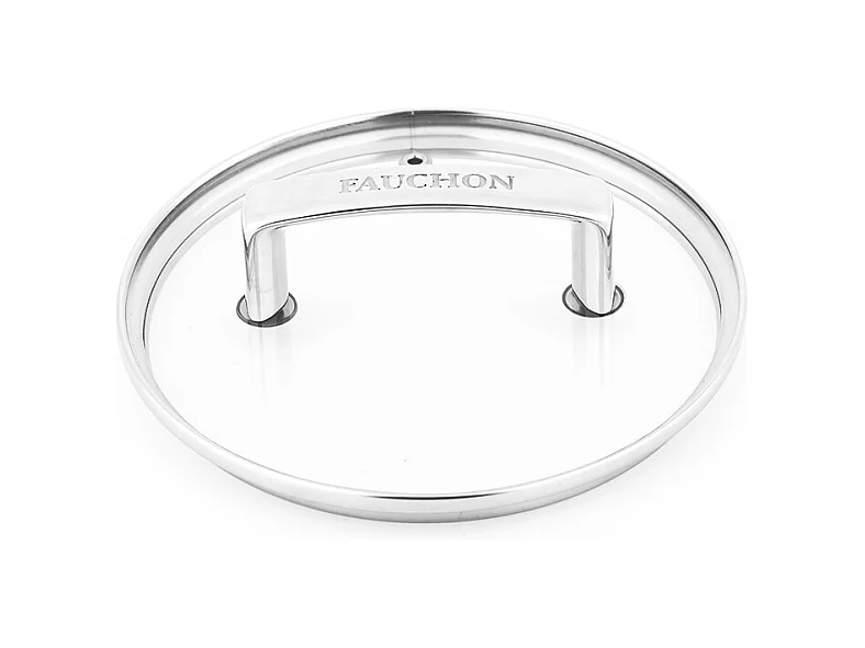 Couvercle 16cm en verre et en aluminium SIGNATURE